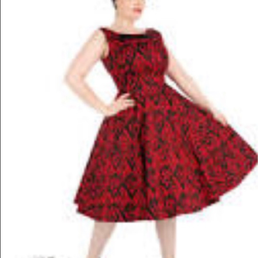 Heart and Roses Tiki Party Dress